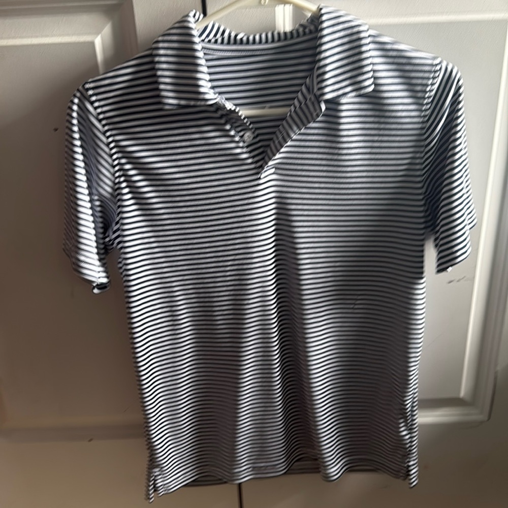 Dicks sporting goods navy stripe polo